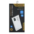 Внешний аккумулятор GoPower PB03-10 10000mAh 3.0A 22.5W 2USB/Type-C белый