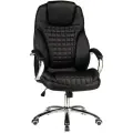 Офисное кресло для руководителей DOBRIN CHESTER LMR-114B цвет чёрный