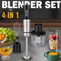 Блендер погруженной, блендер для смузи и коктейлей, блендер с насадками 4 в 1, 2000 Вт