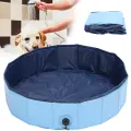 Герметичная ванна из ПВХ для домашних животных, складная душевая ванна для бассейна, поставка ванны для кошек и собак, синий цвет