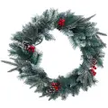Венок хвойный «Волшебство зимы» d-50 см, ПВХ, шишки, ягоды, зимний декор