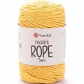 Пряжа Yarnart MACRAME ROPE 3MM 764 желтый (4 мотка)