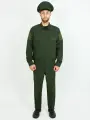 Костюм Офисный штабной уставной Мо ткань Габардин цвет зеленый (размер: 50/5, размер производителя: 50/5)