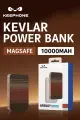 Внешний аккумулятор Keephone kevlar Brendy MagSafe Power Bank 10000 mAh для iPhone, 20/15w- коричневый