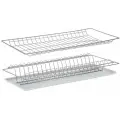 Комплект посудосушителей с поддоном для шкафа 60 см, 56.5x25.6 см, хром