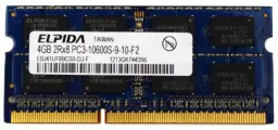 Оперативная память DDR3 4Gb 1333 Mhz Elpida EBJ41UF8BCS0-DJ-F So-Dimm PC3-10600 для ноутбука