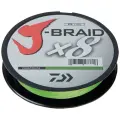Плетеный шнур DAIWA J-Braid X8, 150 м, 13 кг, Chartreuse, 1 шт.