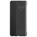 Чехол-кейс MyPads для Huawei P30 Pro с боковым окном водоотталкивающий черный