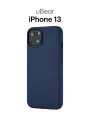 Чехол uBear Touch Сase (Liquid silicone) для iPhone 13, синий