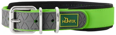 Hunter oшейник для собак Convenience Comfort 50 / M (37-45 см) / 2,5 см биотановый мягкая горловина яблочный зеленый