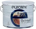 Яхтный лак EUROTEX (полуматовый / 10л.)