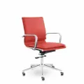 Офисное кресло UTFC СН-301 кайман комфорт Н хром СР S-0421 Красное