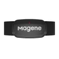 Двухдиапазонный нагрудный ремень Magene H303 с пульсометром ANT + Bluetooth IP67 для Garmin Wahoo, езды на велосипеде, бега, Черный