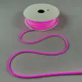 Неоновая светодиодная лента PJ Neon 25м, 6х12мм, 12в, IP 67, гибкий неон, розовый, шаг реза 1см