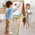 Двусторонний детский мольберт для рисования с мелками Hape E2001_HP