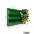 Фитомодуль BOXSAND 21 аэро (100х65 см) вместимость 21 растение, цвет зеленый для вертикального озеленения