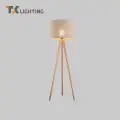 Торшер / Напольный светильник TK Lighting Grand TK 16021, E27, цвет бежевый/светлое дерево