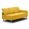 Кушетка WESTENY ART-313 правая 195x94x62, 90x190, 1 место, желтый велюр