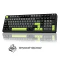 AULA F99PRO беспроводная механическая клавиатура 96%, Green, Graywood V3 Switch