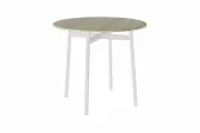 Стол обеденный Калифорния Медисон, Дуб санремо, каркас Белый