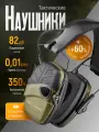 Наушники для стрельбы Savlaro, тактические, активные, складные, зеленые, с шумоподавлением, с усилением звука