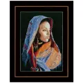 Lanarte Набор для вышивания African lady (Африканская девушка) (PN-0149998), черный, 32 х 32 см