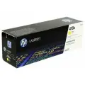Картридж HP 410A CF412A, для лазерных МФУ, 2300 страниц, с чипом, желтый