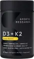 Витамин Д3+К2 Sports ResearchVitamin D3+К2 60 caps,