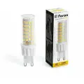 Лампочки G9 светодиодные 13 Вт 2700K тёплый белый свет 5 шт Feron LB-436 38152