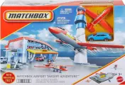 Игрушечный трек Matchbox City - Игровой набор Аэропорт с ангаром, авто и самолетом - JBW37