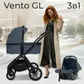 Коляска 3в1 Sweet Baby Vento Blue
