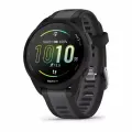 Смарт-часы Garmin Forerunner 165, Music, Amoled, черный с серым ремешком