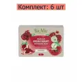 Мыло натуральное BioMio Vegan-Soap Aromatherapy Гранат и базилик, 90 г, 6 шт