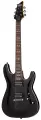 Schecter OMEN-6 BLK Гитара электрическая, 6 струн, корпус липа, гриф клен, лады 24XJumbo, черный