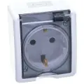 ЭРА 11-2401-01 Розетка 2P+E IP54, 16АХ-250В, ОУ, Эксперт, белый 16/160/2560 Б0020712
