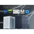 Мини ПК Рабочая станция, сервер Jonsbo/ Intel Xeon E5-2680 v3 2.5-3.3Ghz 12 ядер 24 потока/ Видеокарта Nvidia Quadro 600/ 16GB DDR4/ SSD 512GB Nvme/ HDD 1TB/ компактный белый корпус/ Windows 11 Pro
