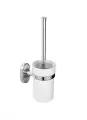 Туалетный ершик Potato Genius в комплекте с крышкой к стене P2910-2, хром