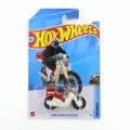 HKG43 Машинка металлическая игрушка Hot Wheels коллекционная модель Honda Super Cub Custom красный; белый