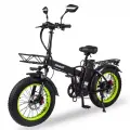 Электровелосипед Minako F10 Pro гидравлика 48V/13Ah 500W Зеленые диски