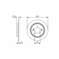 Диск тормозной BOSCH 0986479V09