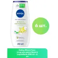 Nivea Гель-уход для душа Крем и карамболь 250 мл - 6 шт