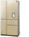 Sharp SJWX99ACH Холодильник бежевый четырёхкамерный 423/227 л морозилка снизу