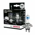 Лампа галогеновая головного света H4 P43t 12V 60/55W Ultra White блистер 2шт, BOSCH 1987301440
