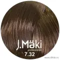 J.Maki Стойкий краситель для волос, 7.32 Бежевый русый, 60 мл