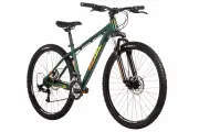 Велосипед взрослый горный FOXX 27.5 AZTEC скоростной, зеленый, размер 16