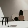 Кофейный столик круглый, Place it Home, цвет черный диаметр 41см