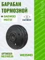 WEISMO Барабан тормозной, на Daewoo Matiz( Дэу Матиз) арт. 96316636