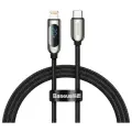 Кабель Baseus Display Fast Charging Data Cable Type-C to Lightning 20W 2m Black (CATLSK-A01)