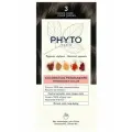 PHYTO Крем-краска для волос тон 3 (темный шатен), 50/50/12