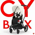 Коляска прогулочная Cybex Priam IV off white на раме matt black